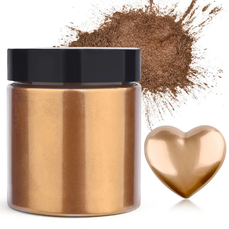 Pearl Powder Resin - 50 جرام/زجاجة لامع لامع مسحوق الذهب