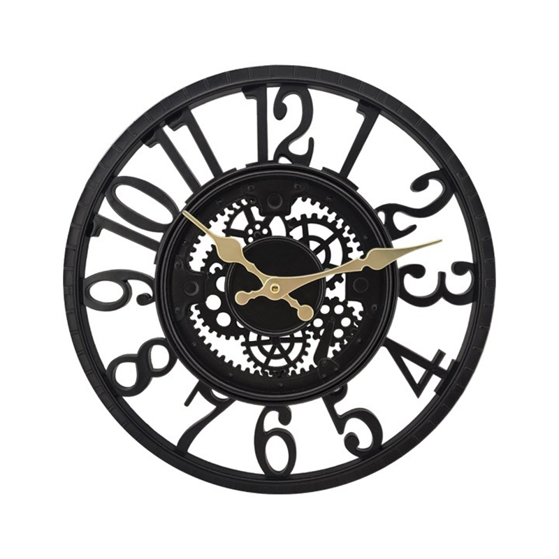 Resin Art Wall Clock - ساعة حائط خارجية مقاومة للماء بتصميم