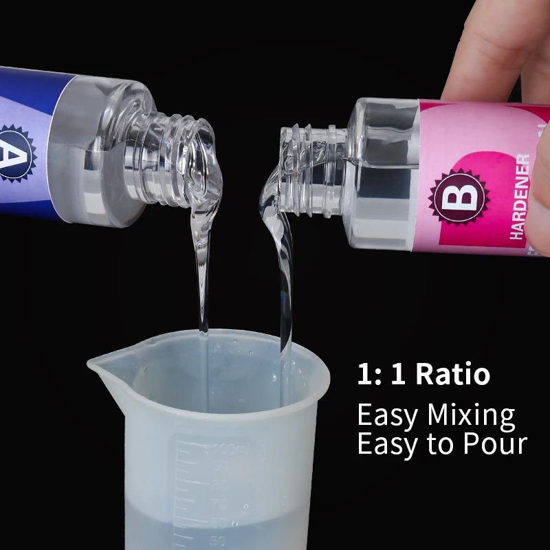 Resin Art Ratio - 100 جرام طقم راتنجات الايبوكسي واضح