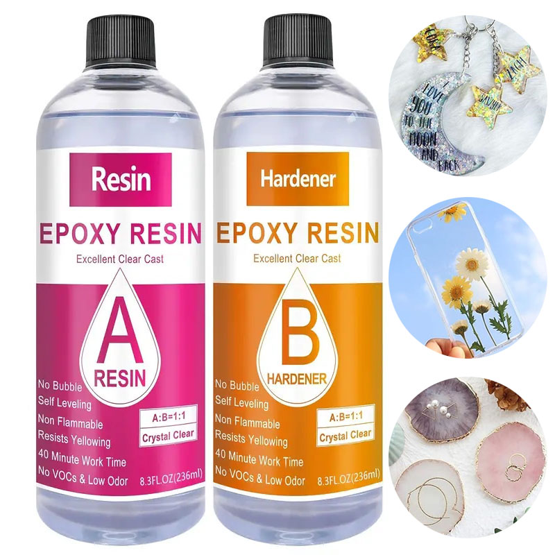 Resin Art Ratio - طقم راتنجات الايبوكسي الشفاف الكريستالي الصب