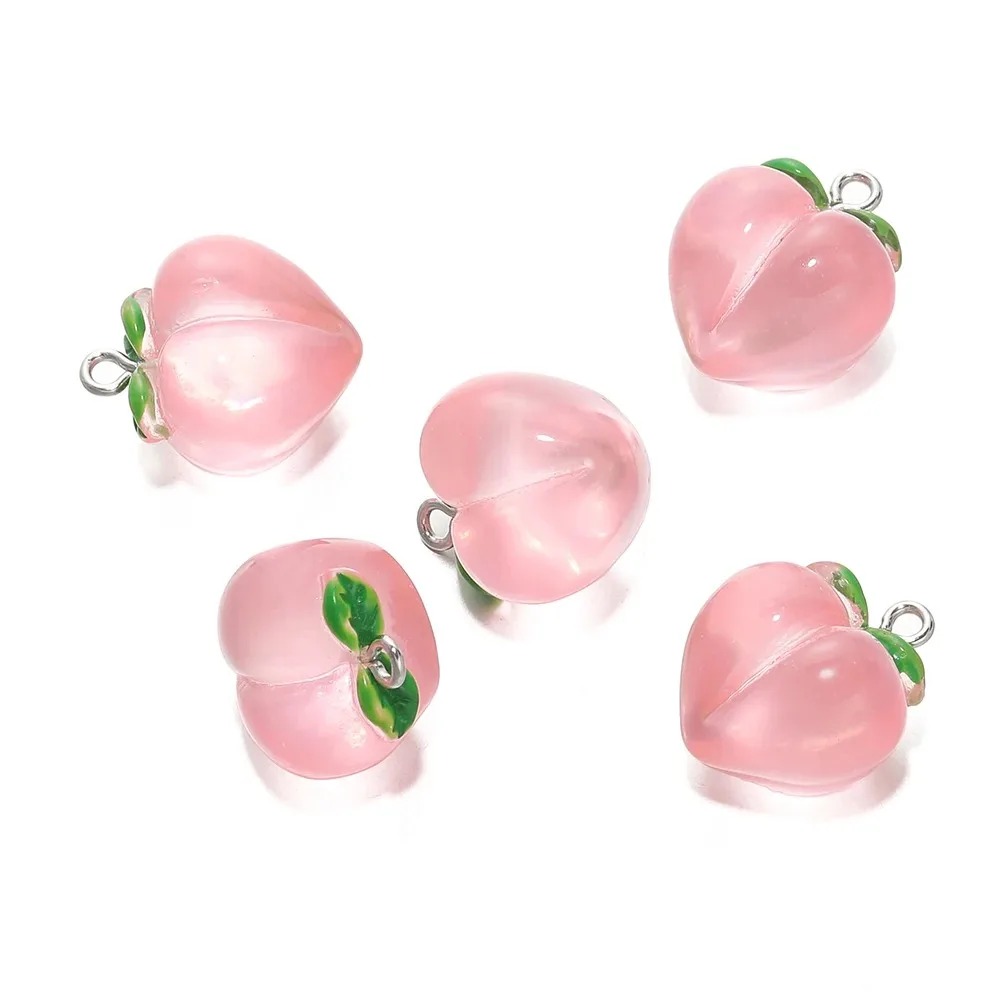 Resin Art Pendant - 10 قطع من الحلي الشفافة على