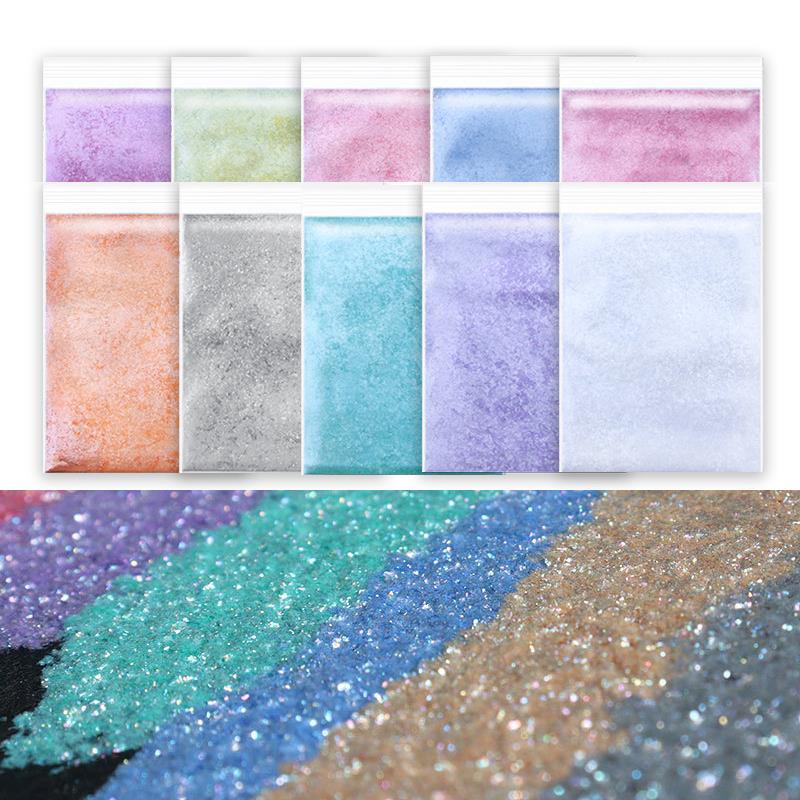 Pearl Powder Resin - تلوين صبغة مسحوق الميكا المتلألئة ،