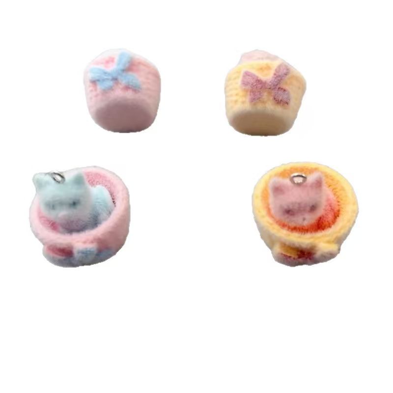 4 قطع من قلادات القطط ثلاثية ا - مراجعة Resin Art Pendant وسعره