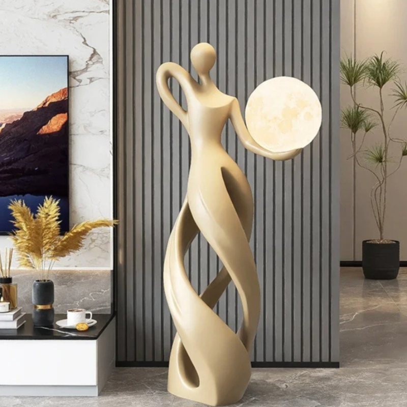 تمثال أرضي تجريدي بطول 28 سم،  - مراجعة Resin Art Design For Wedding وسعره
