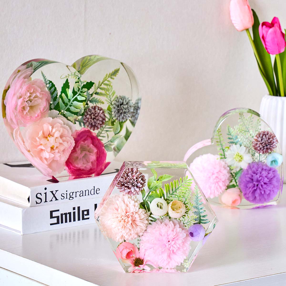 قالب سيليكون كبير على شكل قلب  - مراجعة Resin Art Mould وسعره