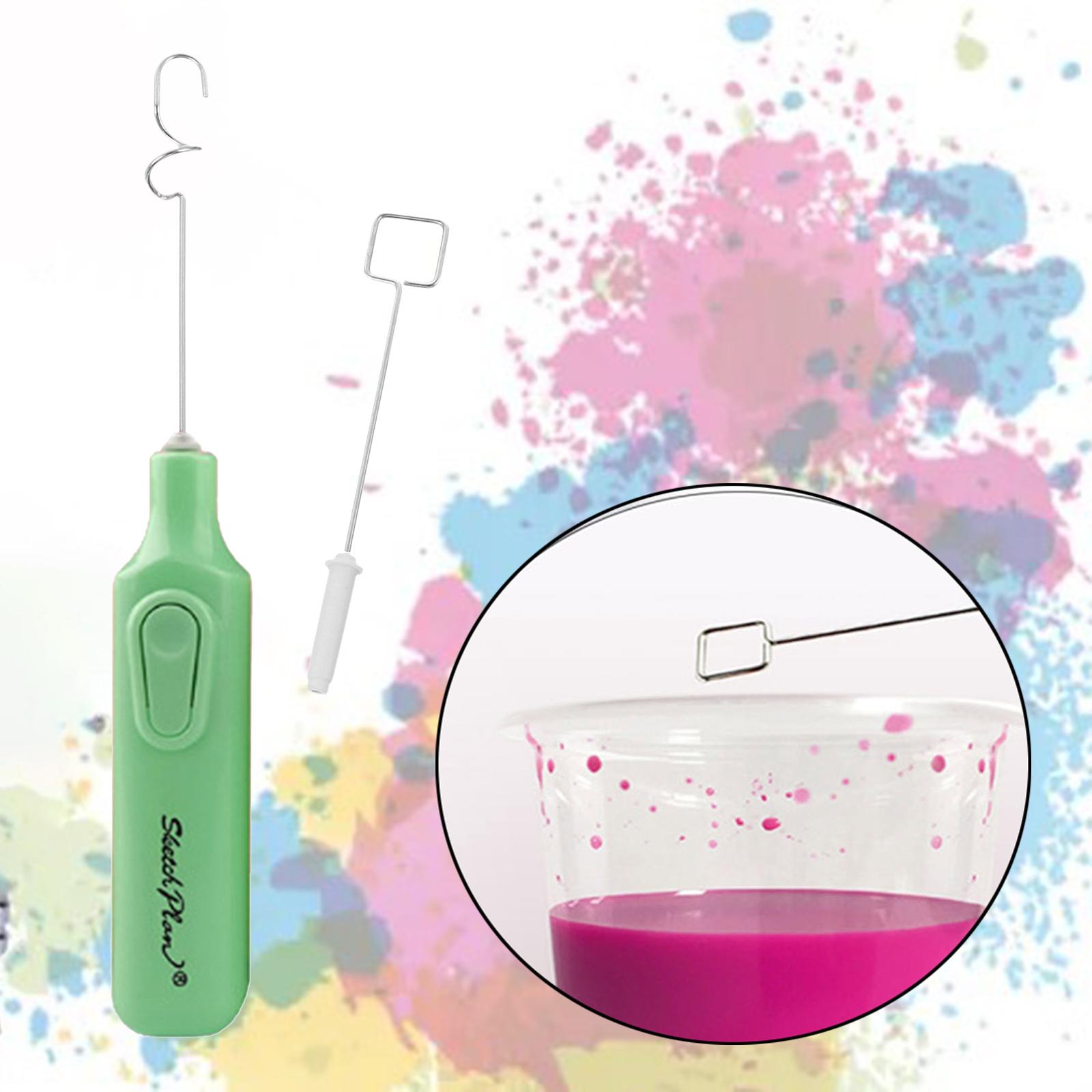 آلة تقليب الصباغ خلاط فني ألوا - مراجعة Resin Art Machine وسعره