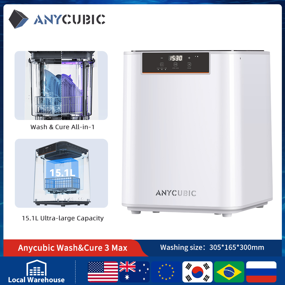 ANYCUBIC Wash & Cure 3/ 3 Plus - مراجعة Resin Art Machine وسعره