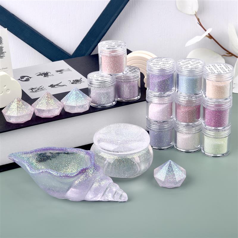 مسحوق متغير الألوان حساس للضوء - مراجعة Resin Art Acrylic وسعره