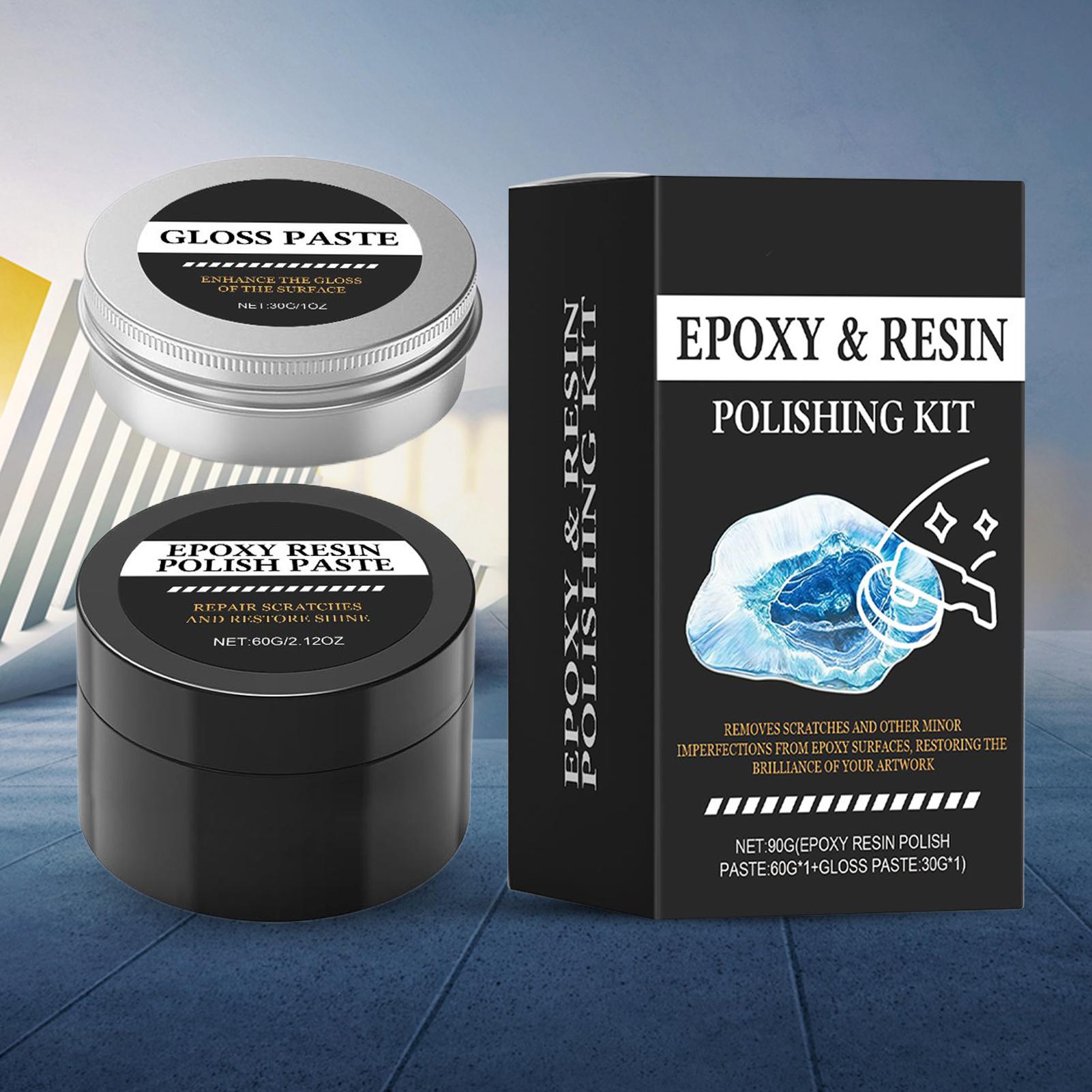 معجون تلميع عالي اللمعان من را - مراجعة Resin Art Acrylic وسعره