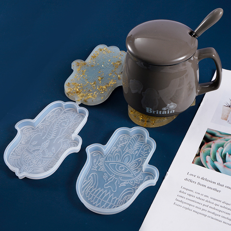 1 قطعة Coaster بها بنفسك كوستر - مراجعة Resin Art Mould وسعره