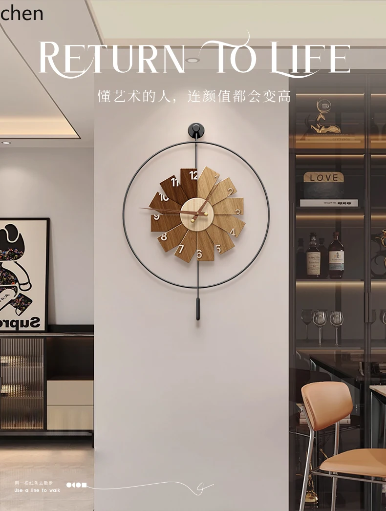 L15- ساعة حائط عصرية بسيطة للم - مراجعة Resin Art Wall Clock وسعره