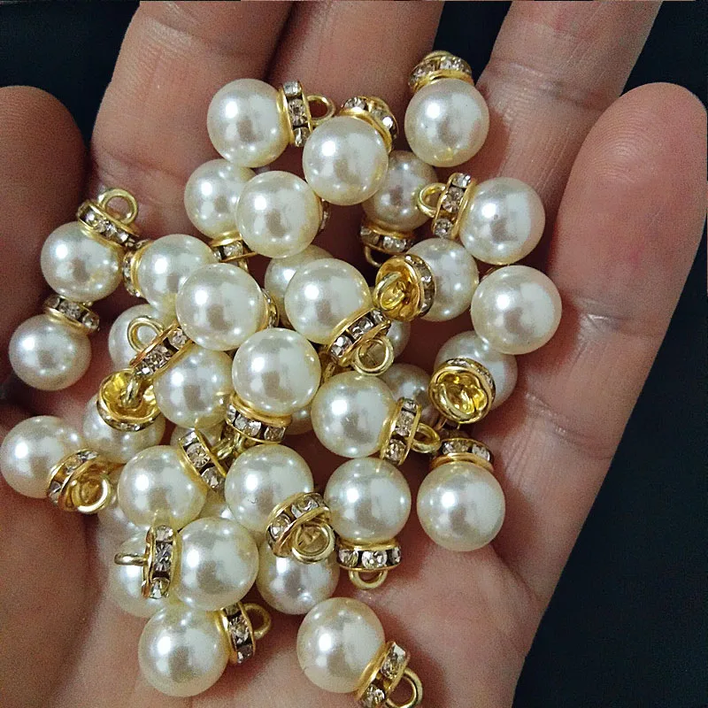 30 قطعة قلادة الماس اللؤلؤ الم - مراجعة Resin Art Design For Wedding وسعره