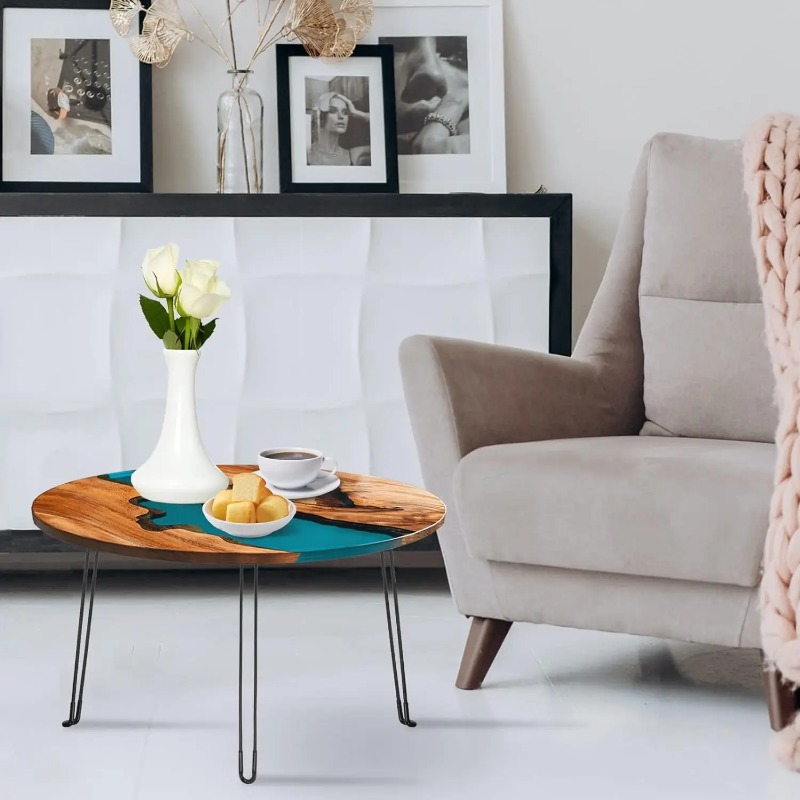 قوالب راتنج الإيبوكسي المستدير - مراجعة Resin Art Table وسعره