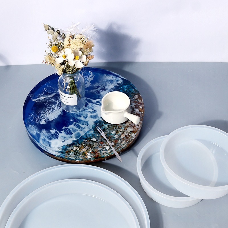 قوالب راتنج الإيبوكسي المستدير - مراجعة Resin Art Table وسعره