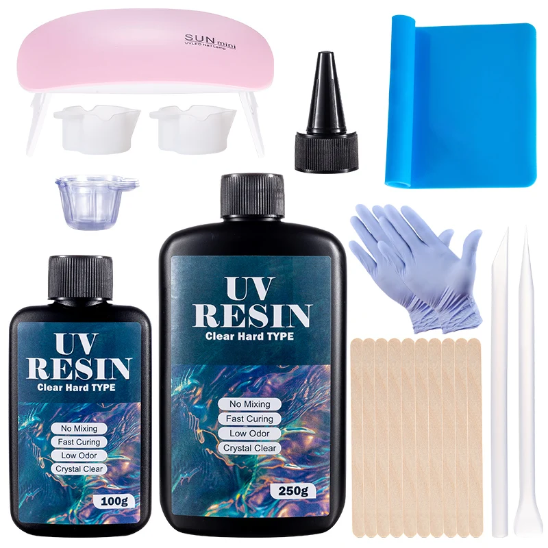 مجموعة غراء راتينج الأشعة فوق  - مراجعة Resin Art Tool Kit وسعره