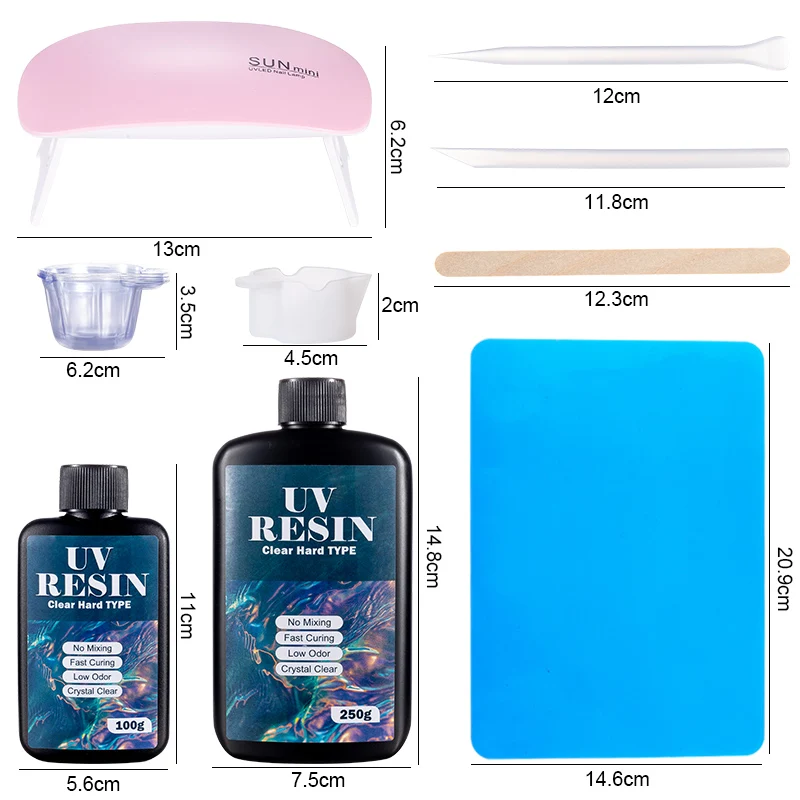 مجموعة غراء راتينج الأشعة فوق  - مراجعة Resin Art Tool Kit وسعره