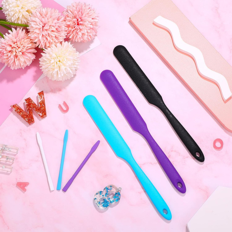 مجموعة قضيب التحريك 12 من السي - مراجعة Resin Art Tool Kit وسعره