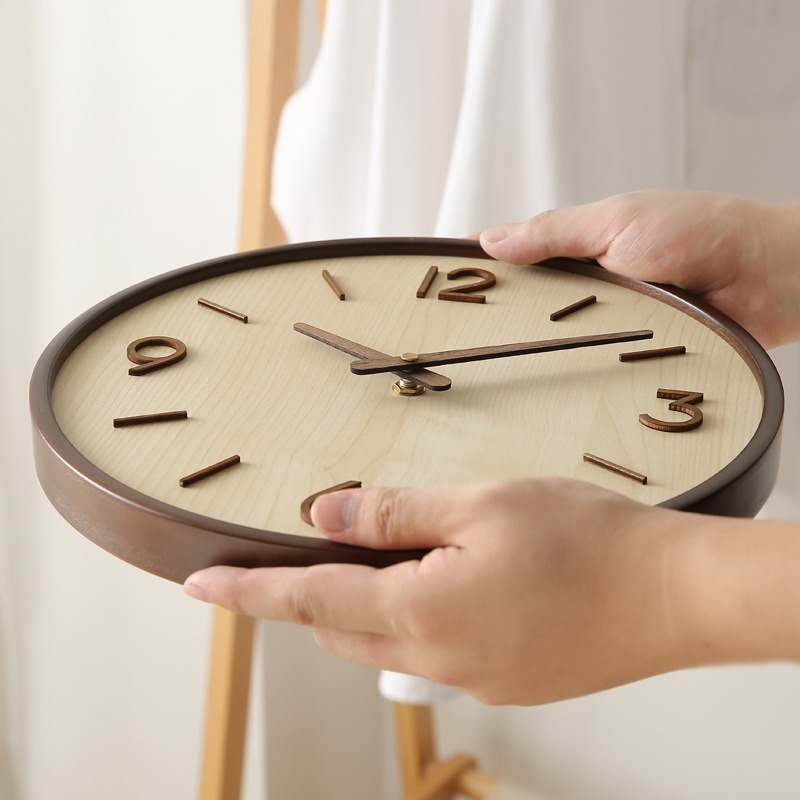 ساعات حائط فنية صامتة خشبية حد - مراجعة Resin Art Wall Clock وسعره