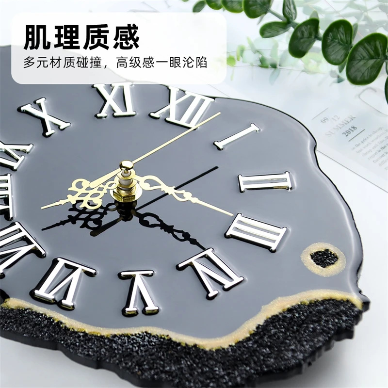 ساعة حائط أو طاولة فاخرة من ال - مراجعة Resin Art Wall Clock وسعره