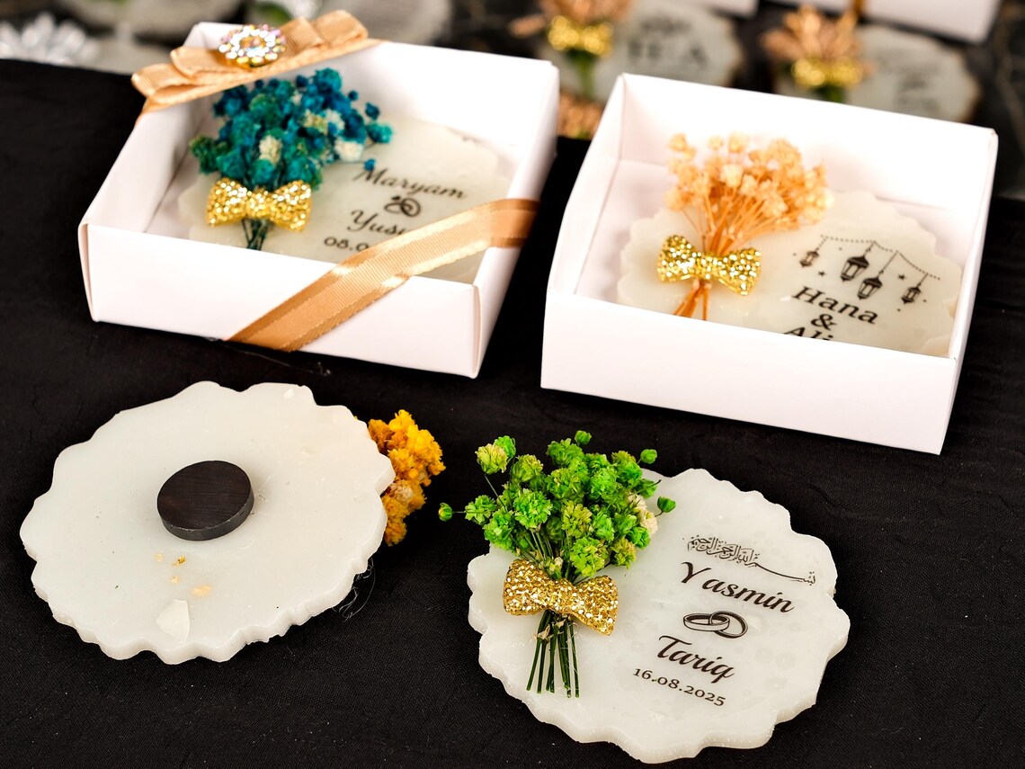 شخصية الزفاف الايبوكسي المغناط - مراجعة Resin Art Design For Wedding وسعره