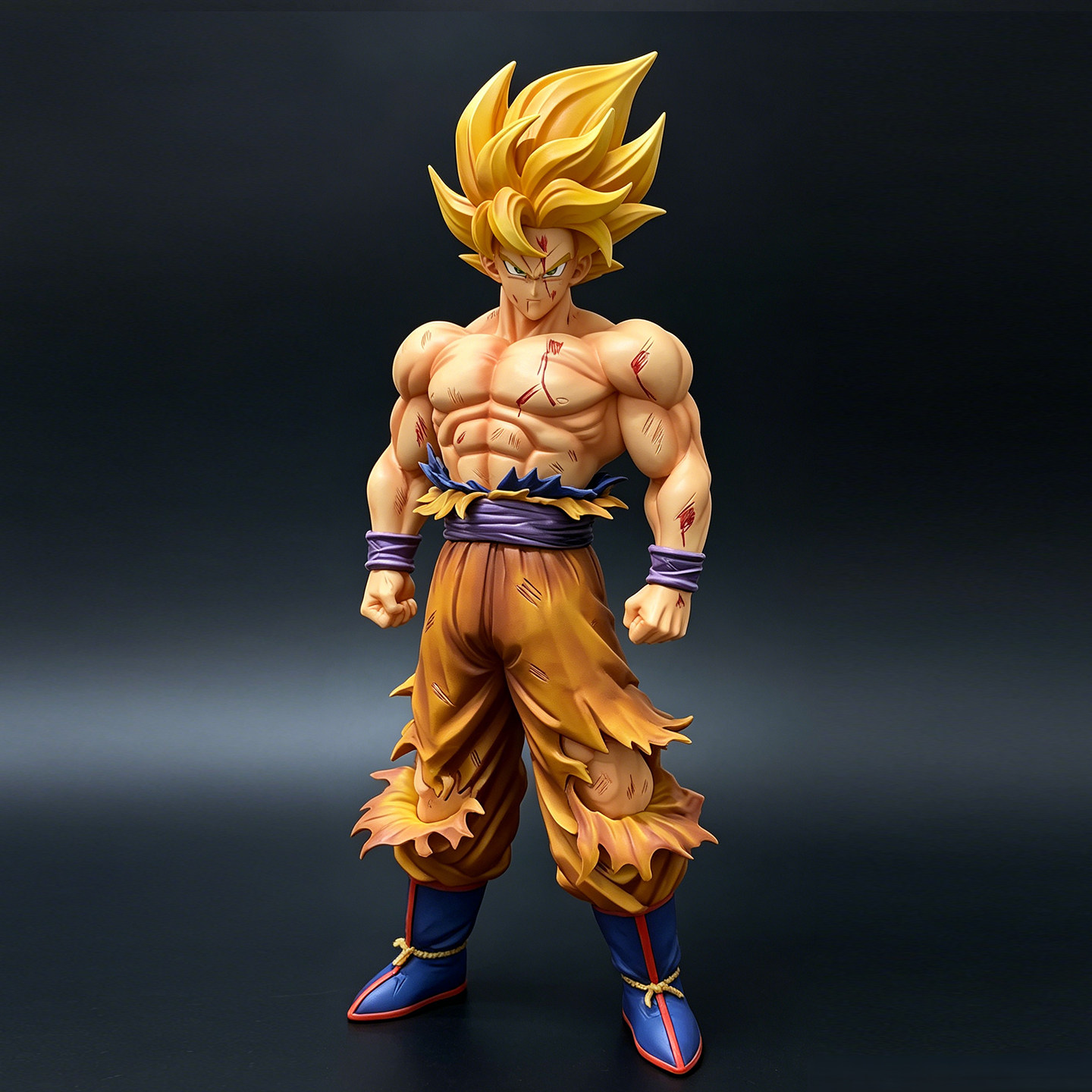 تمثال دراغون بول سوبر سايان غو - مراجعة Resin Art Goku وسعره