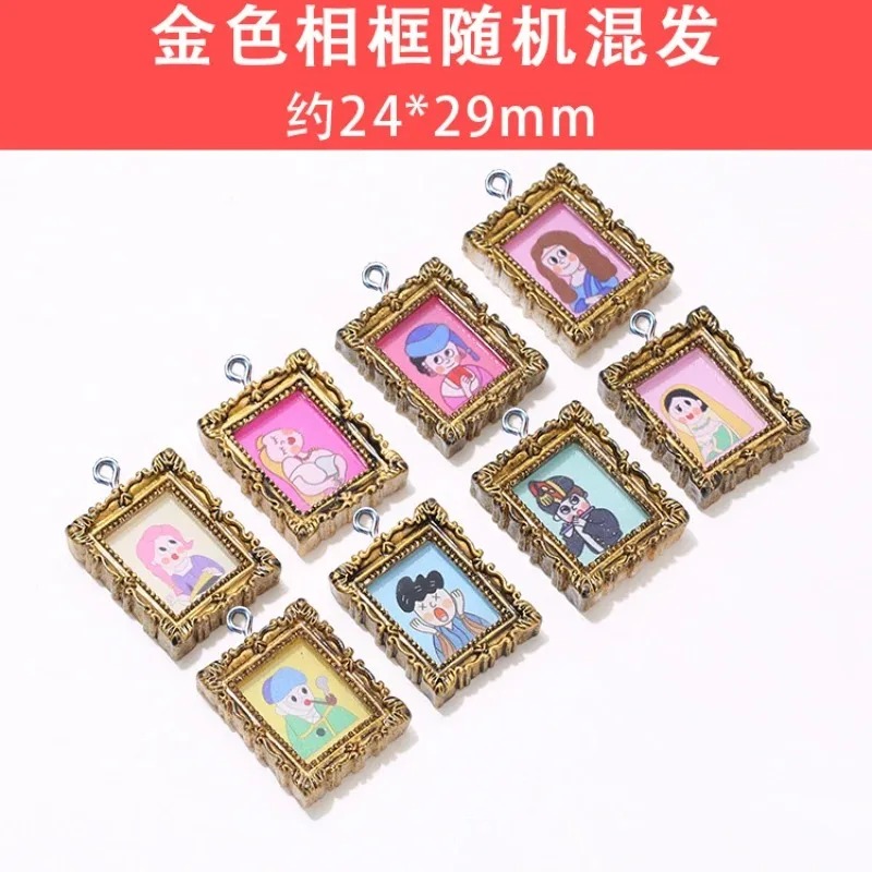 10 قطع من الحلي الزجاجية المسط - مراجعة Resin Art Pendant وسعره