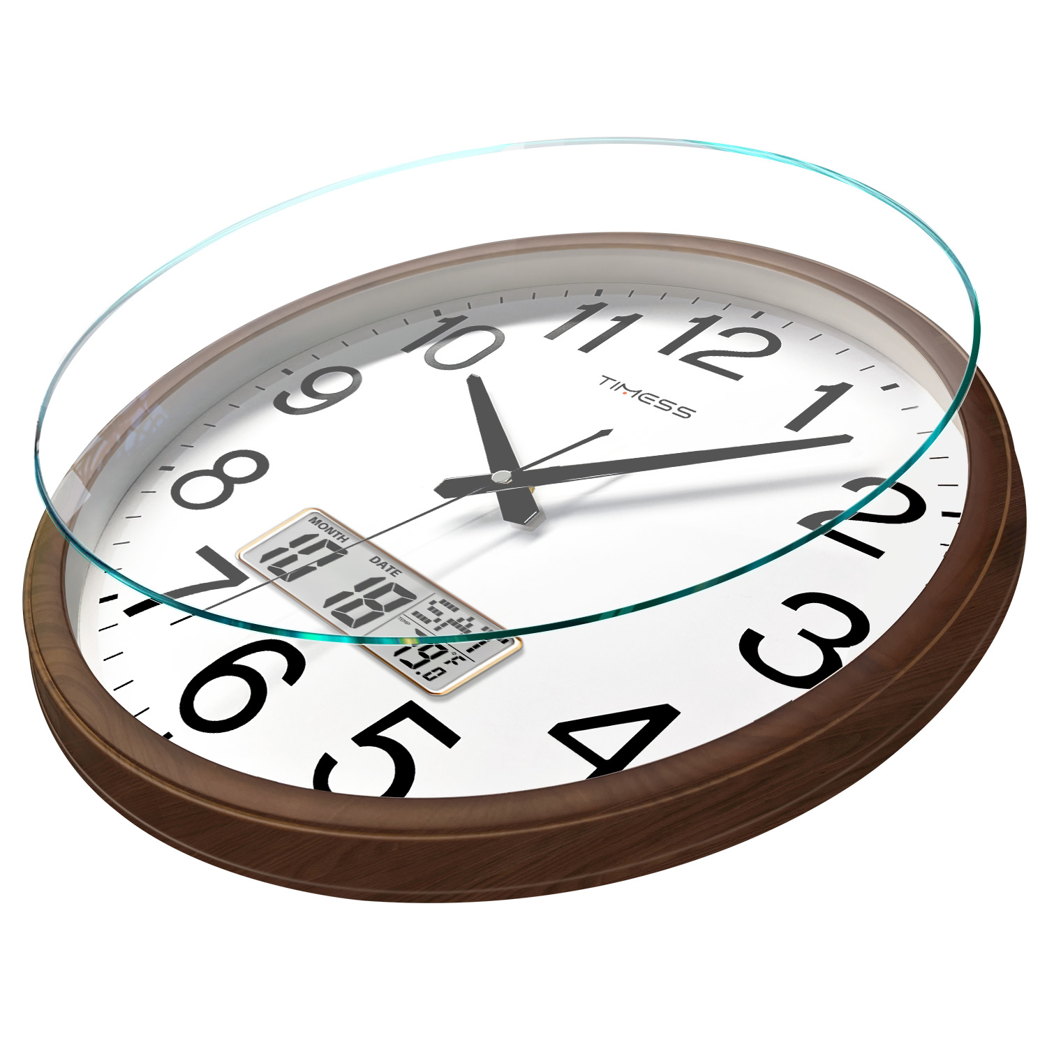 ساعة حائط من تايميس مقاس 13 بو - مراجعة Resin Art Wall Clock وسعره