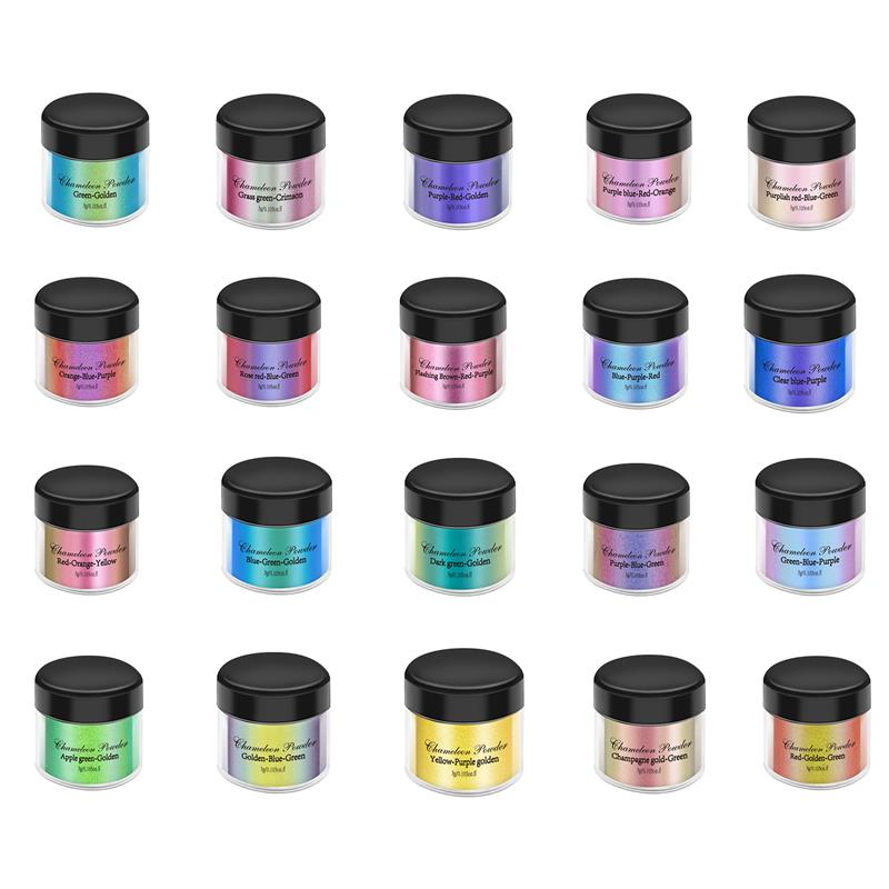 مسحوق لؤلؤي مشوه سحري ، حرباء  - مراجعة Pearl Powder Resin وسعره