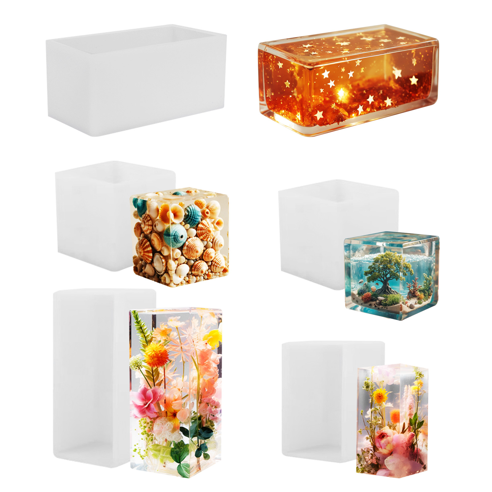 قالب صب الإيبوكسي من السيليكون - مراجعة Resin Art Acrylic وسعره