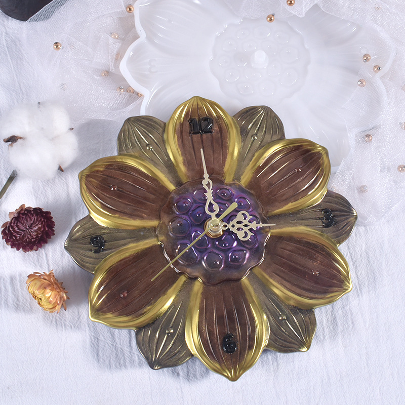 خريطة العالم لوتس ليف ساكورا س - مراجعة Resin Art Wall Clock وسعره