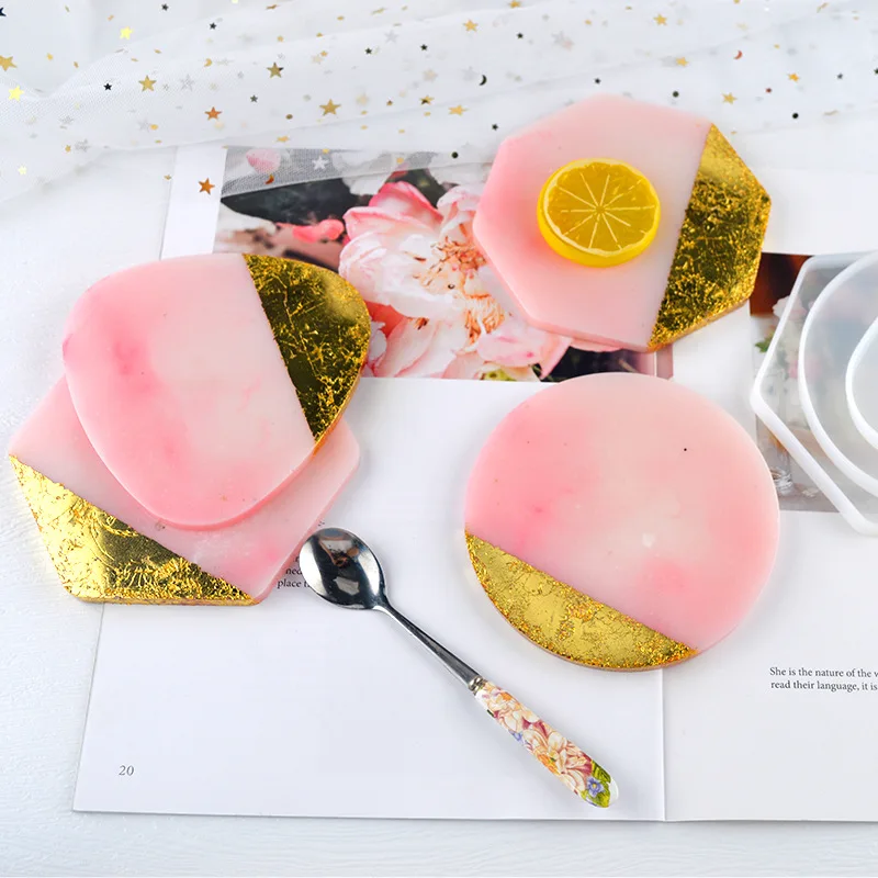 متعدد نمط هندسي كوستر قالب مثل - مراجعة Resin Art Table وسعره