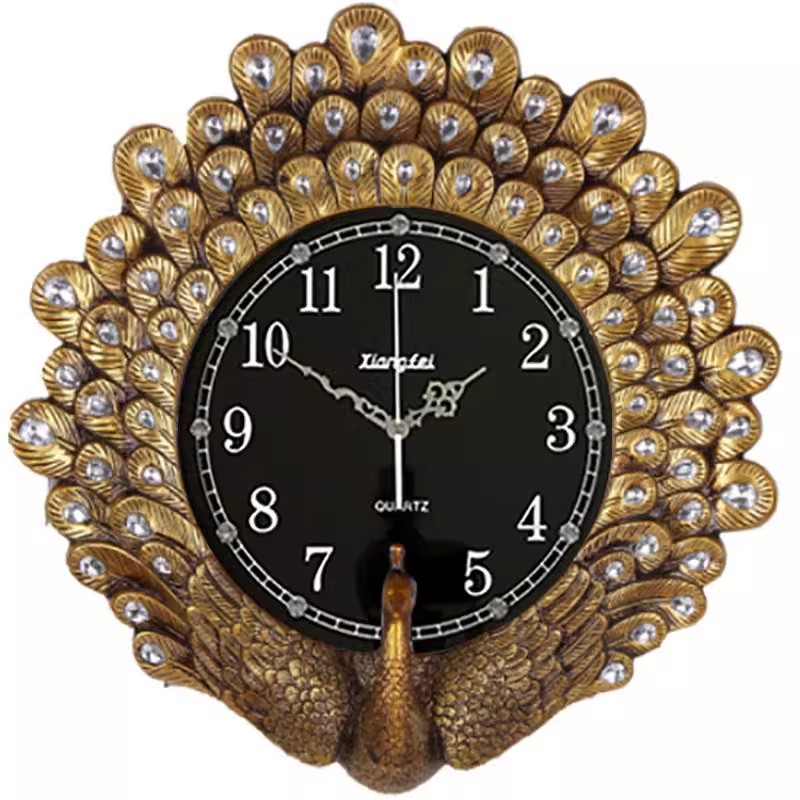ساعة حائط مزخرفة عتيقة، ساعة ح - مراجعة Resin Art Wall Clock وسعره