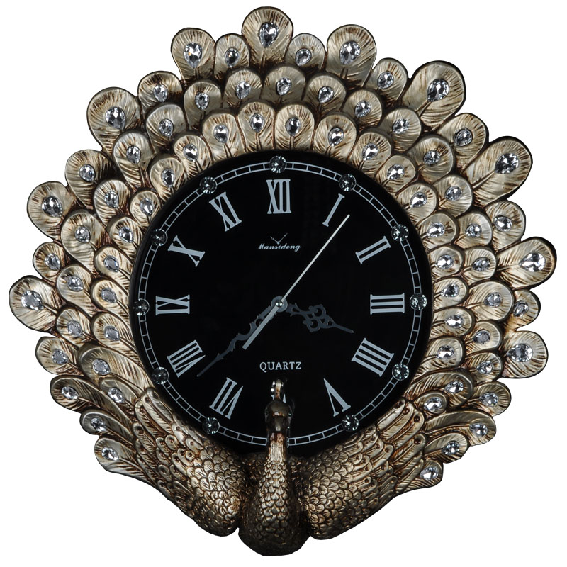ساعة حائط مزخرفة عتيقة، ساعة ح - مراجعة Resin Art Wall Clock وسعره