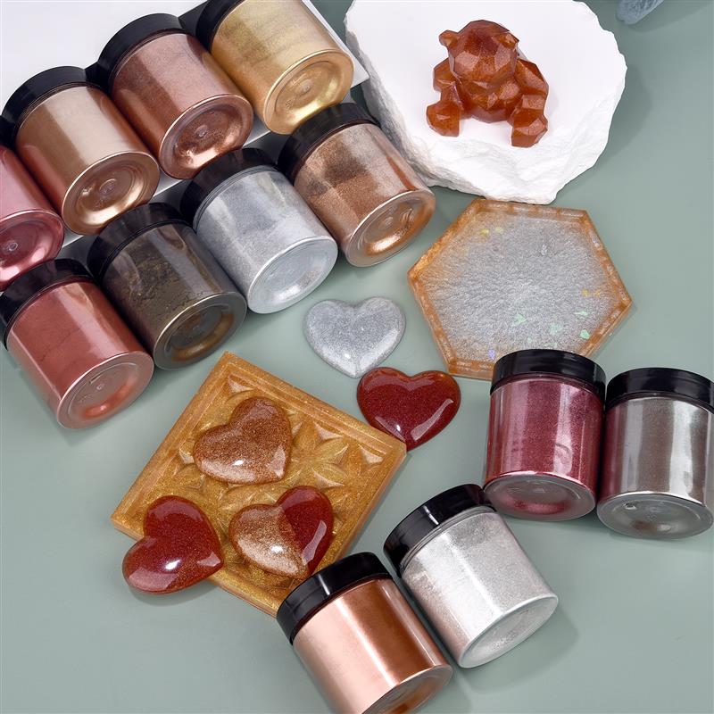 صبغة صبغة معدنية لصنع المجوهرا - مراجعة Pearl Powder Resin وسعره