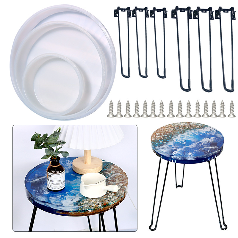 صينية مستديرة كبيرة UV الراتنج - مراجعة Resin Art Table وسعره
