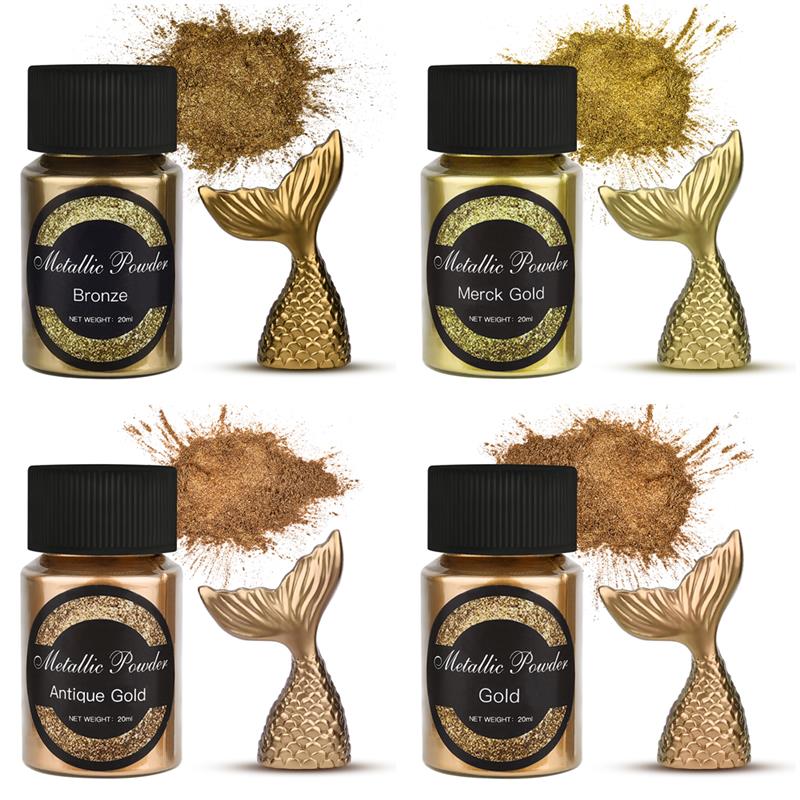 20 مللي لامع لامع الذهب والفضة - مراجعة Pearl Powder Resin وسعره