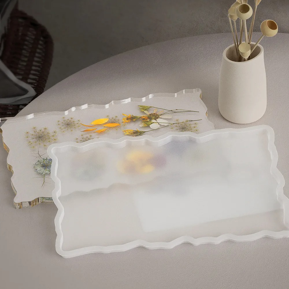 صينية الايبوكسي الراتنج قالب م - مراجعة Resin Art Mould وسعره