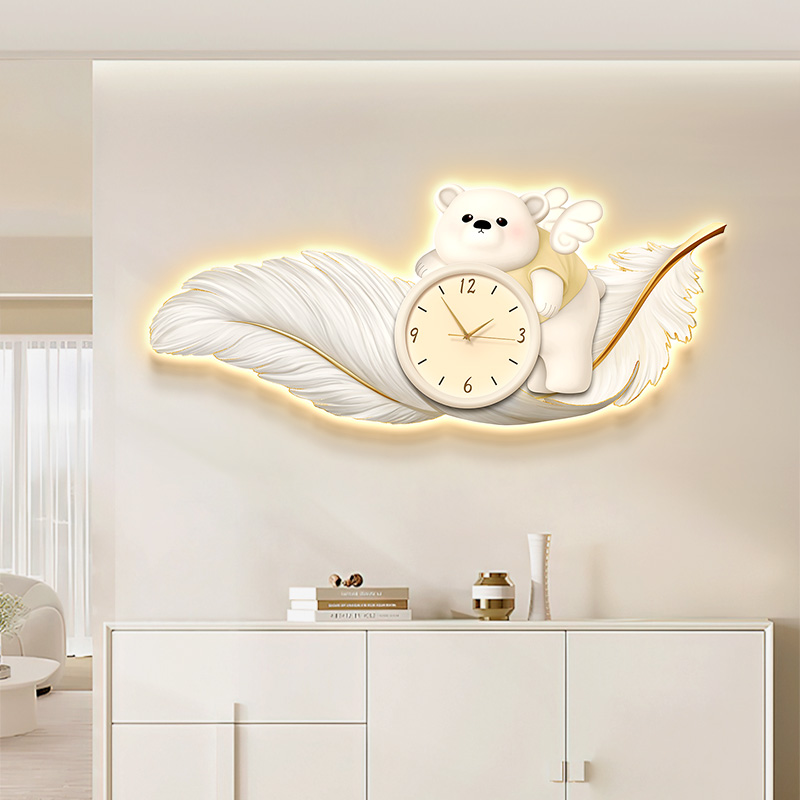 كبيرة الحجم المعادن جدار الفن  - مراجعة Resin Art Wall Clock وسعره